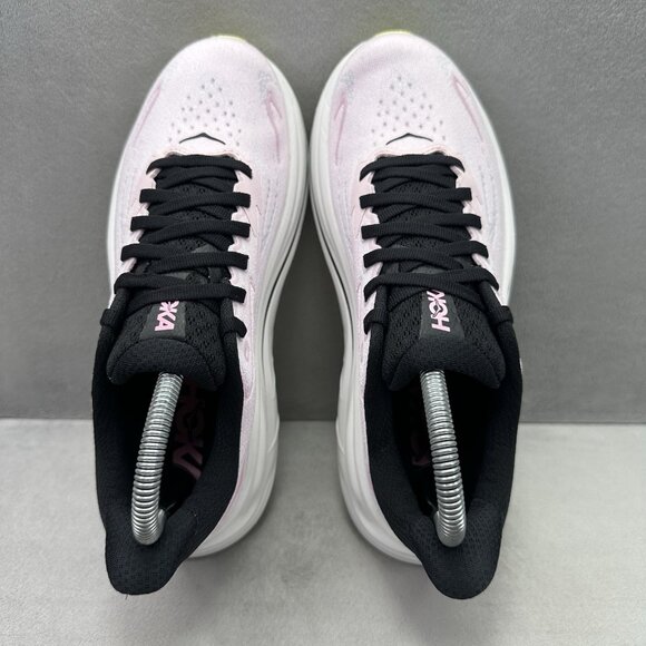 Womens Size 7 (B) Hoka One One Clifton 10 Shoes Pink Black Athletic Running - Picture 6 of 8